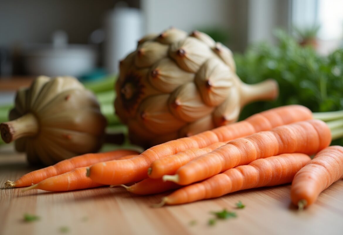 Scopri come preparare un delizioso brodo di carota e topinambur