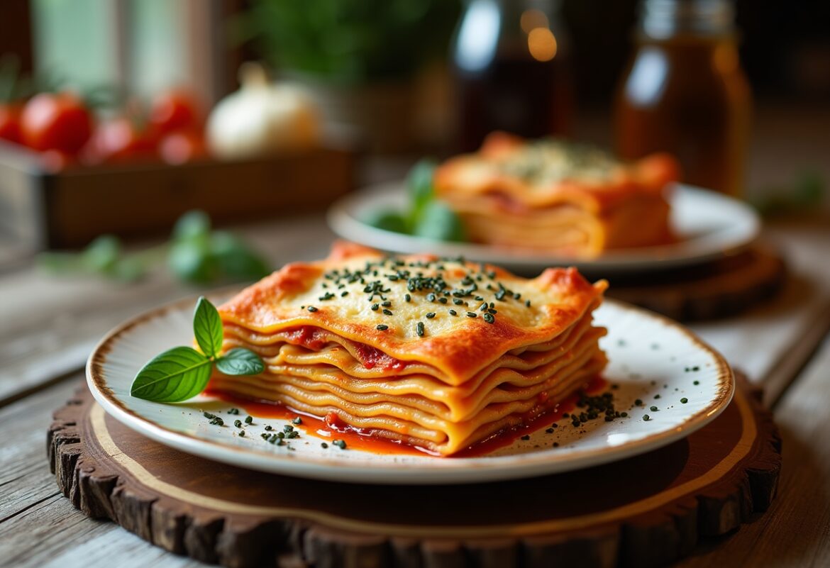 Scopri la lasagna friulana con semi di papavero e gorgonzola