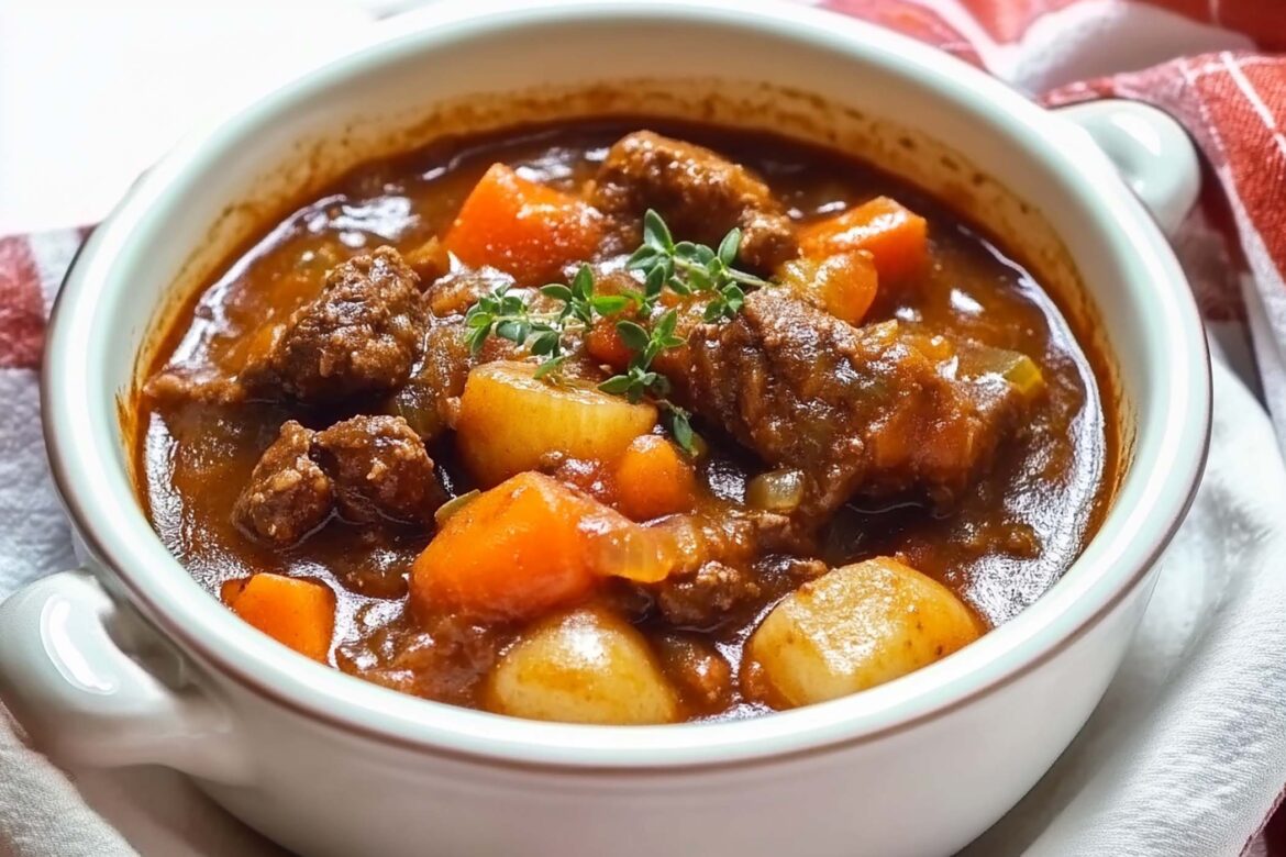 Spezzatino con patate super cremoso: buono come quello della nonna (o quasi)