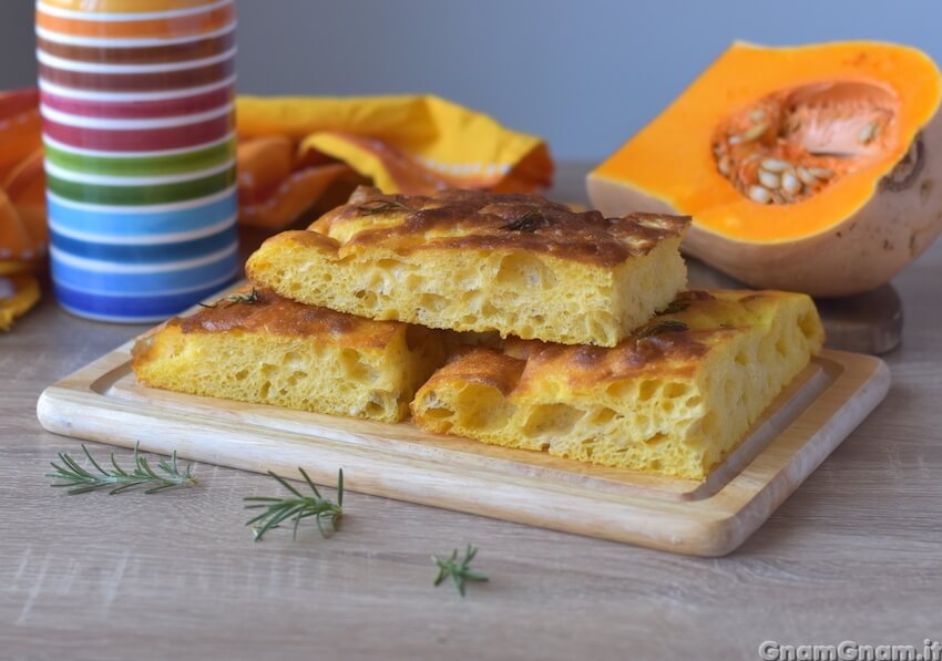 Focaccia alla zucca