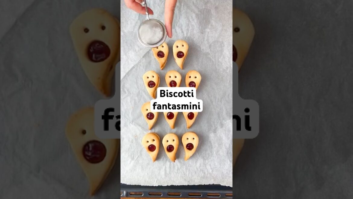 Biscotti vegan fantasmini