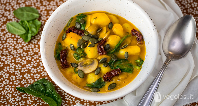 Zuppa di gnocchi d’autunno
