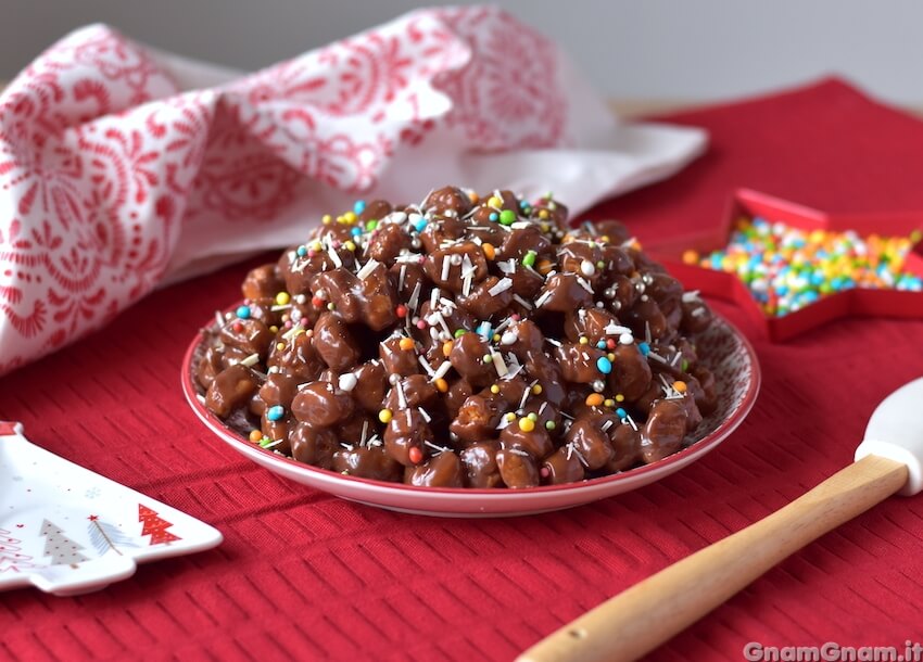 Struffoli al cioccolato