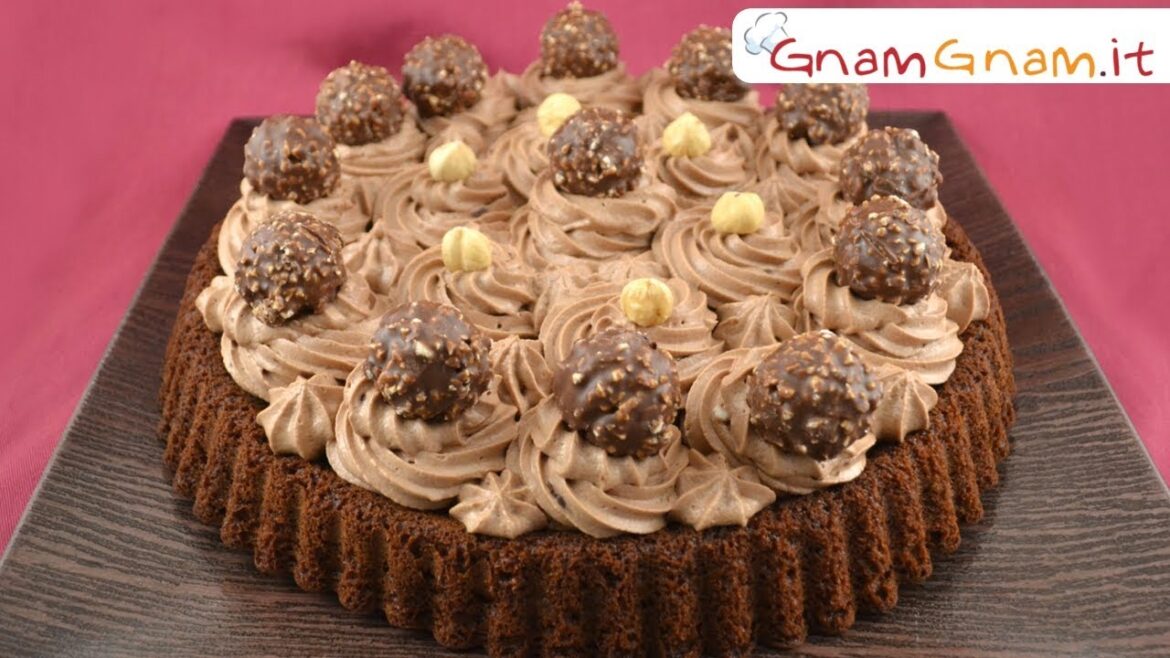 Crostata morbida ferrero rocher