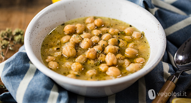 Zuppa di ceci alla greca facilissima