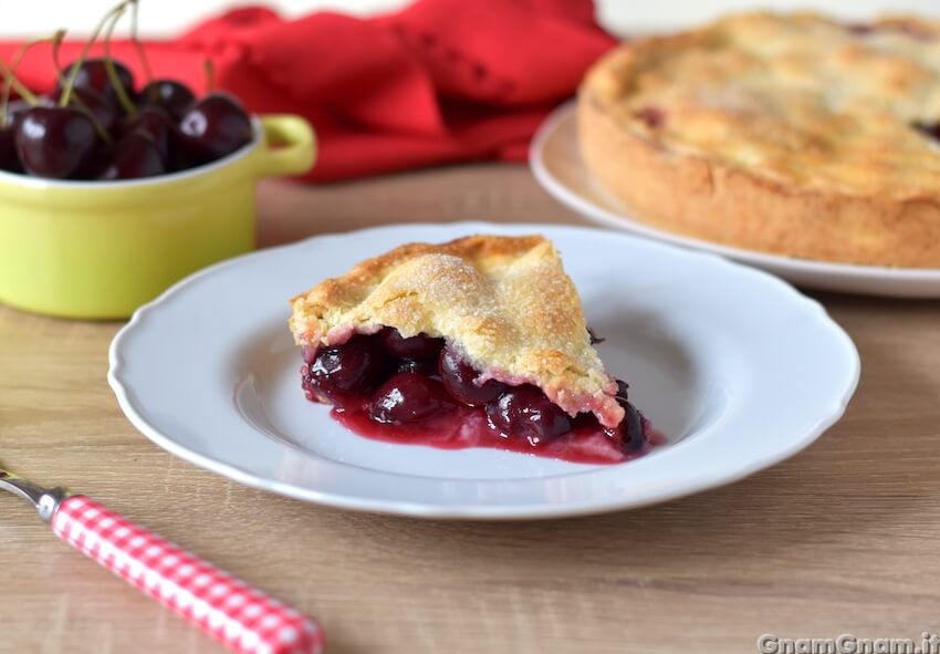 Cherry pie: la ricetta della torta di ciliegie americana