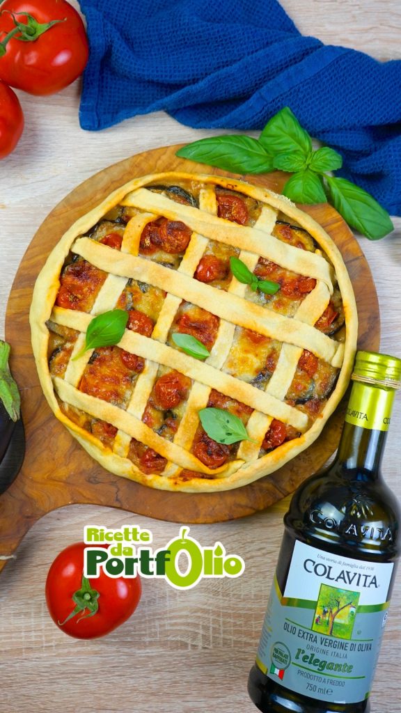 Crostata salata alla parmigiana, la ricetta deliziosa con pasta matta all’olio EVO