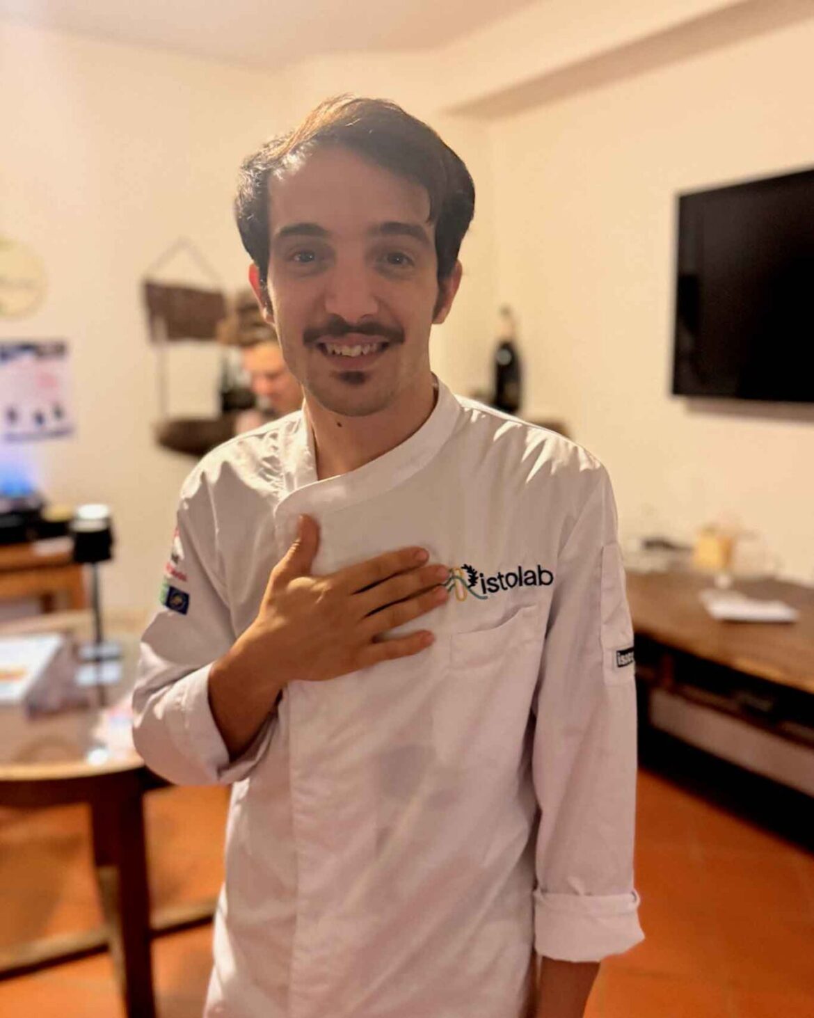 La carbonara vegetariana del ristorante laboratorio in Cilento