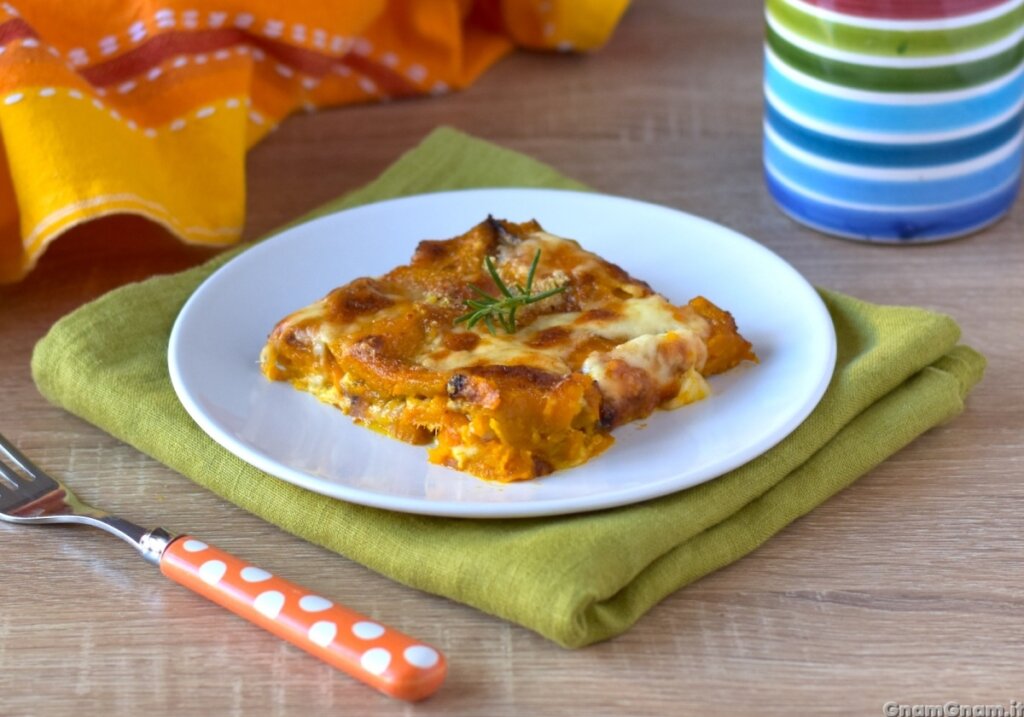 Parmigiana di zucca: cremosa e filante, senza besciamella