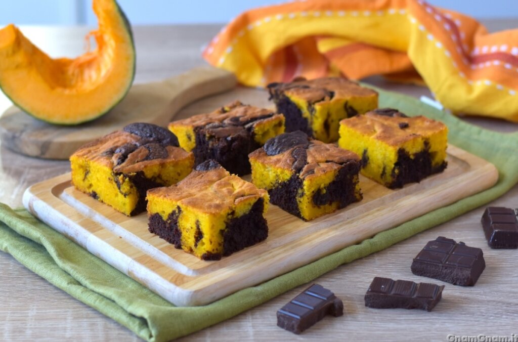 Brownies zucca e cioccolato: il dolce d’autunno che non ti aspetti