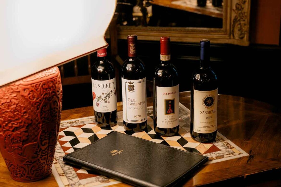 90 vini proclamati aristocratici nella carta dell’hotel di lusso a Roma
